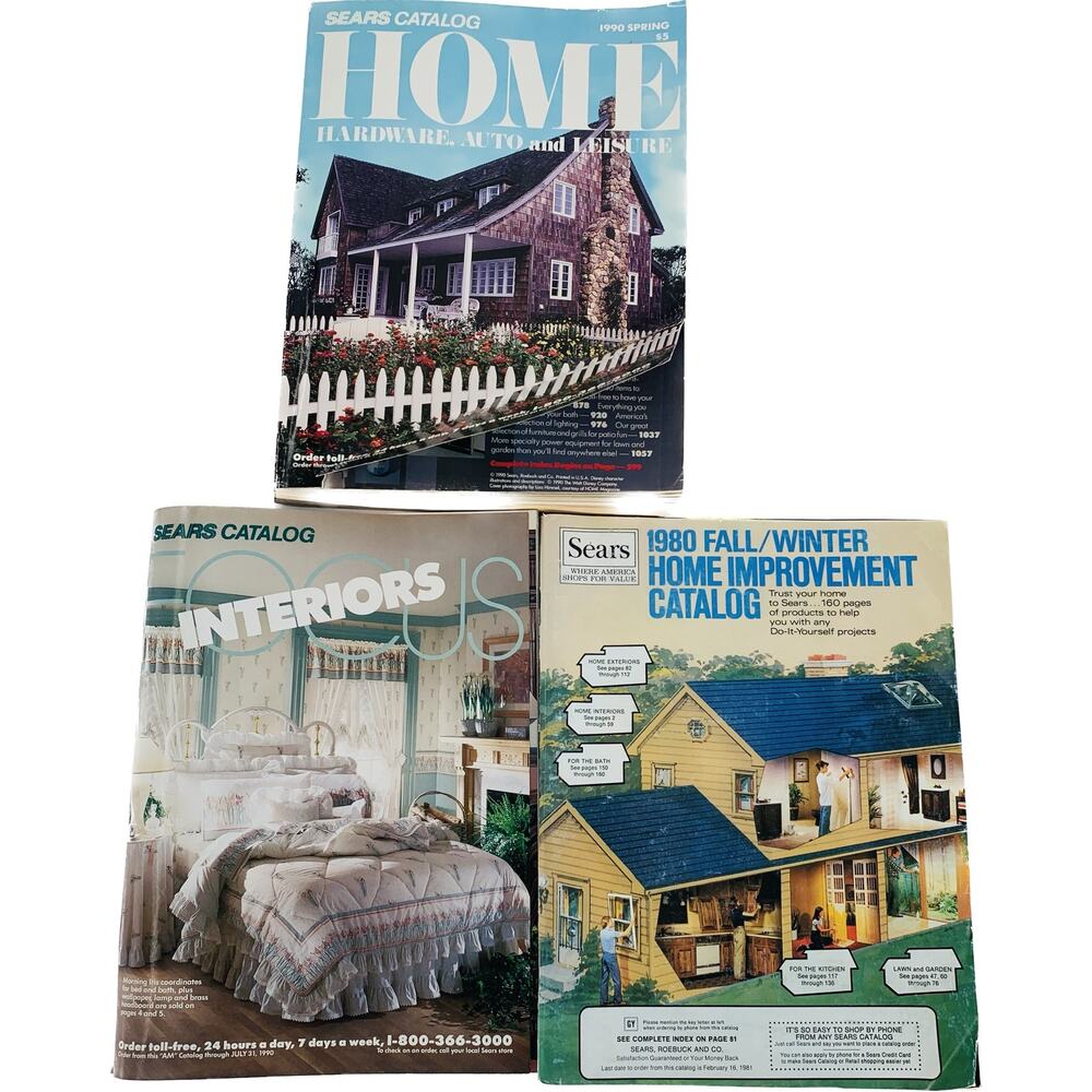 Sears Catalog 1990 Flyer 1981 Home Design Decorations Retro Vintage Interiors